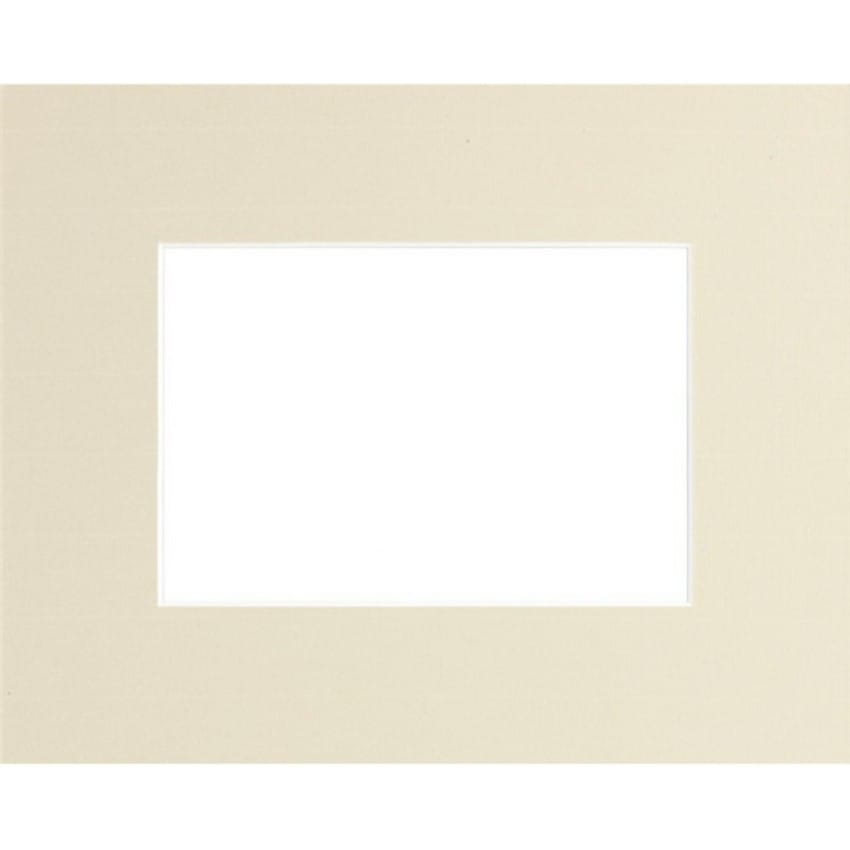 Passe partout BRIO - Format extérieur 18x24cm - Fenêtre 10x15cm - Beige "Bis"