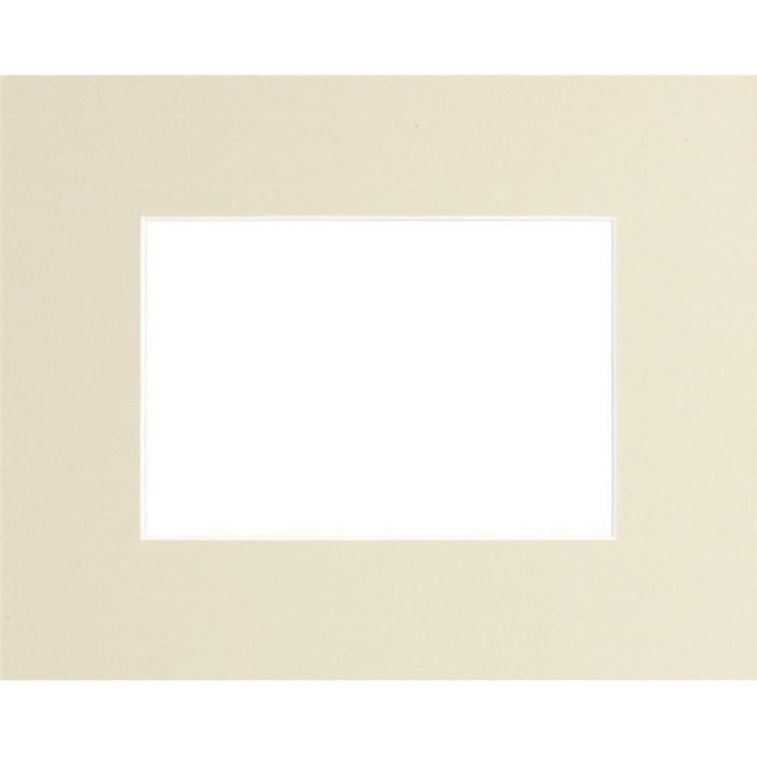 Passe partout BRIO - Format extérieur 18x24cm - Fenêtre 10x15cm - Beige "Bis"