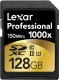 Carte mémoire LEXAR SDHC/XC Classe 10 Professional UHS-II (150Mo/s 1000x) 128 GB