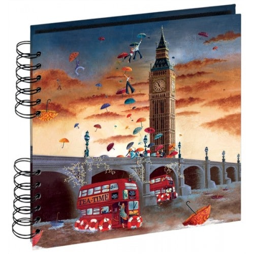 Album photo PANODIA série ARTISTES Illustration M.A. FOUCART 22x22cm - Spirales 80 photos 10x15 - Traditionnel 40 pages noire