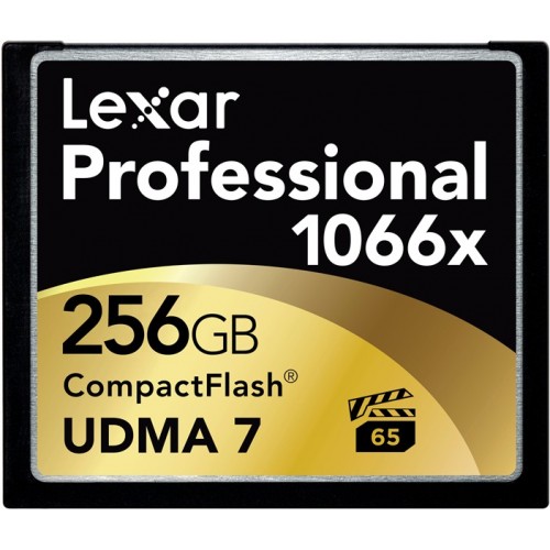 Carte mémoire Compact Flash LEXAR Compact Flash PROFESSIONAL (160Mo/s 1066x) 256 GB