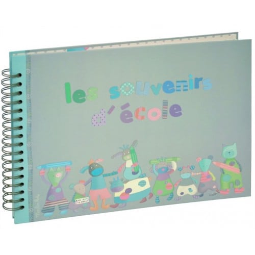 Livre scolaire PANODIA série MOULIN ROTY Pour 8 années scolaires 31x23cm - Spirales 48 Pages illustrées - Boîte cadeau (Les Joli