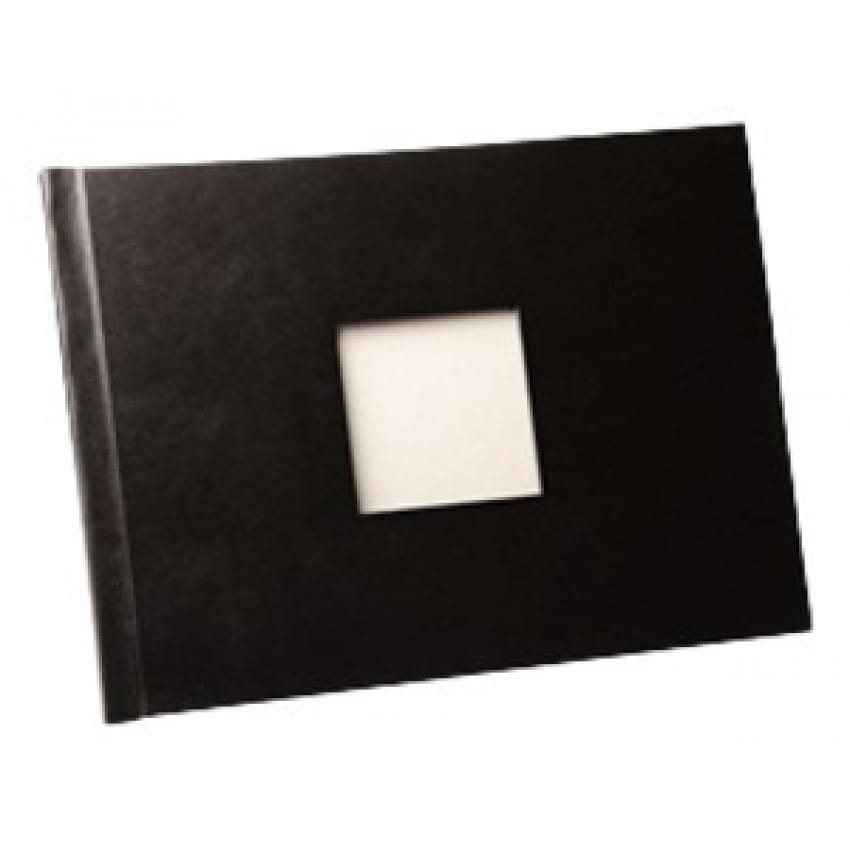 Couverture FASTBIND BooXTer - Lot de 10 - A4 paysage avec fenêtre - Noire