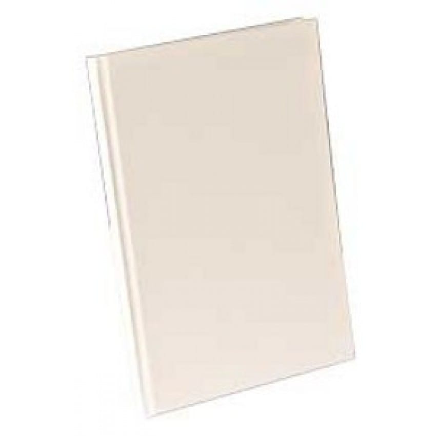 Couverture FASTBIND BooXTer - Lot de 10 - A4 Portrait - Blanche (dos 9.5mm + 20 pages de garde noires)