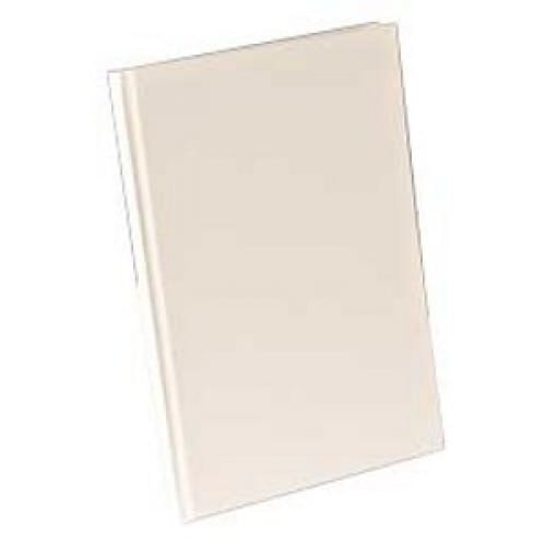 FASTBIND - Couverture BooXTer - Lot de 10 - A4 Portrait - Blanche (dos 9.5mm + 20 pages de garde noires)