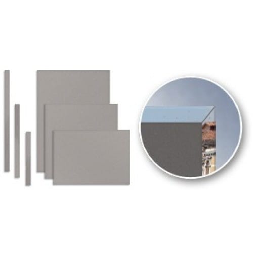 Accessoire fabrication couverture FASTBIND Casematic - Cartons gris - Lot de 50 paires de pages - A4 Portrait + 50 cartons pour 