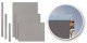 Accessoire fabrication couverture FASTBIND Casematic - Carton gris - Lot de 50 paires de pages - 304,8 x 304,8mm + 50 cartons po