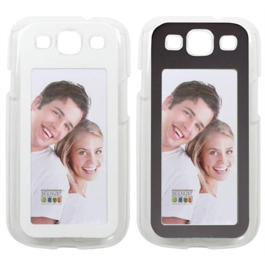 DEKNUDT Coques Galaxy S3 Blanc ou noirLivraison coloris aléatoire si achat d'1 coqueLivraison d'1 coloris de chaque si achat par