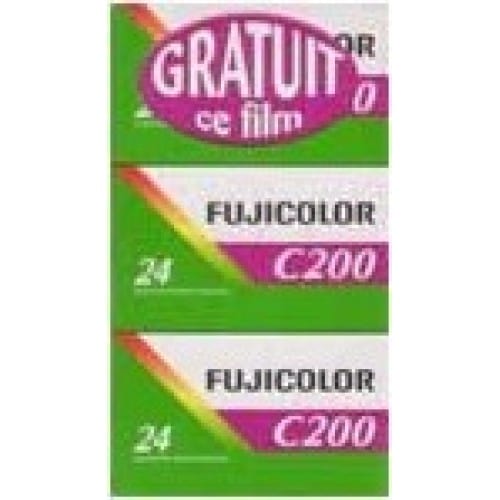 Film couleur Fujicolor C200 (200 ISO) 135/24p Blister 2+1 Gratuit