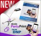 Logiciel DNP Party Print - Application mobile pour l'événementiel - Permet aux participants d'imprimer leurs photos via leur sma