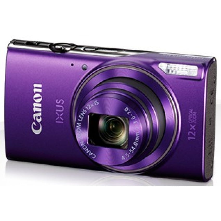 Appareil compact numérique CANON Ixus 285 HS (violet) 20,2Mpx - zoom 12x (25x300mm) écran 7,5cm - batterie et chargeur fournis