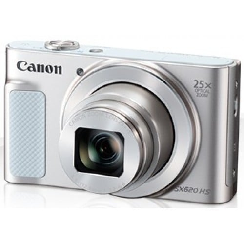 Appareil compact numérique CANON Powershot SX620 HS (blanc) 20,2Mpx - zoom 25x (25x625mm) écran 7,5cm - batterie et chargeur fou
