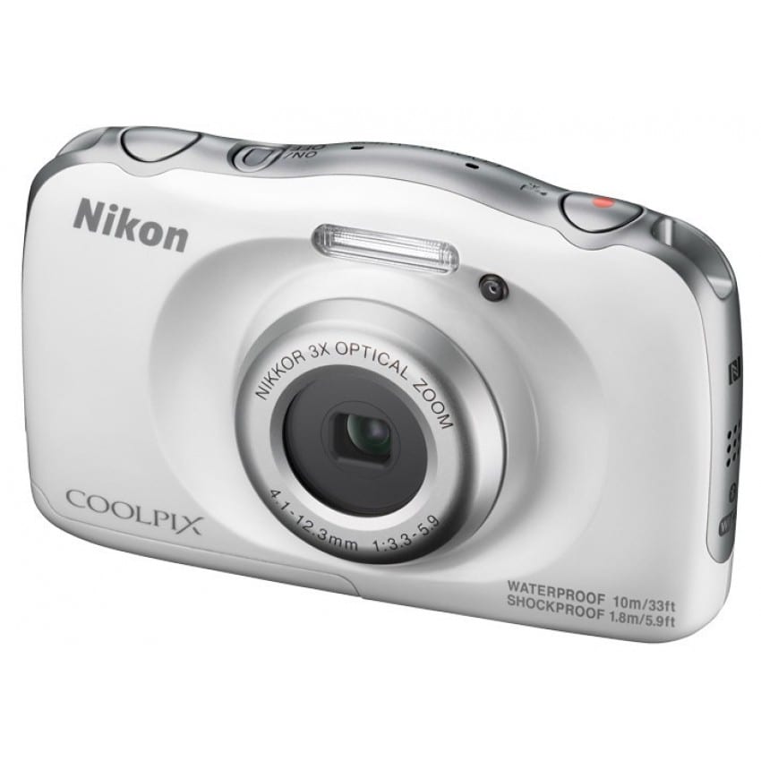 Appareil compact numérique NIKON Coolpix W100 (blanc)13,2Mpx - zoom 3x (30-90mm)écran 6,7cmétanche 10m 