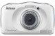 Appareil compact numérique NIKON Coolpix W100 (blanc)13,2Mpx - zoom 3x (30-90mm)écran 6,7cmétanche 10m 