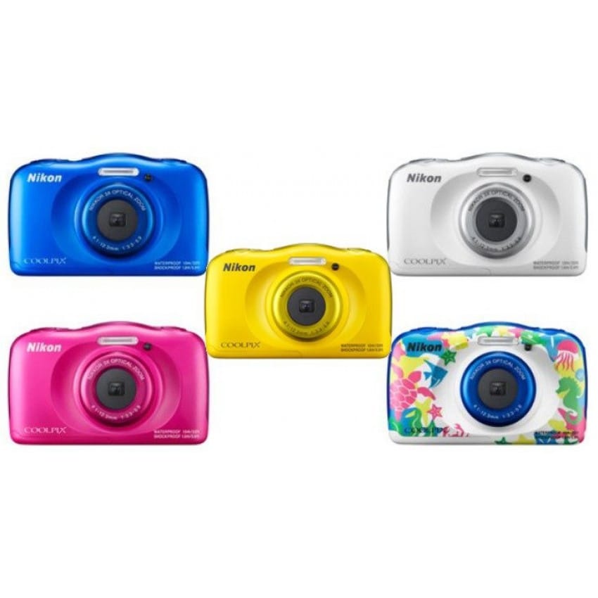 Appareil compact numérique NIKON Coolpix W100 (bleu) 13,2Mpx zoom 3x