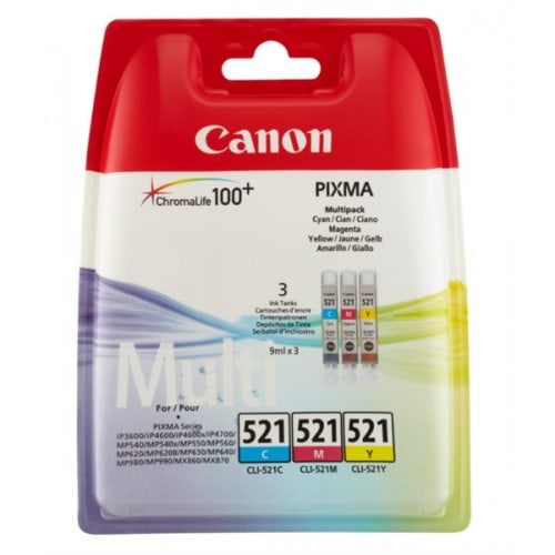 CANON - Cartouche d'encre Cartouches C/M/Y  (Multipack)