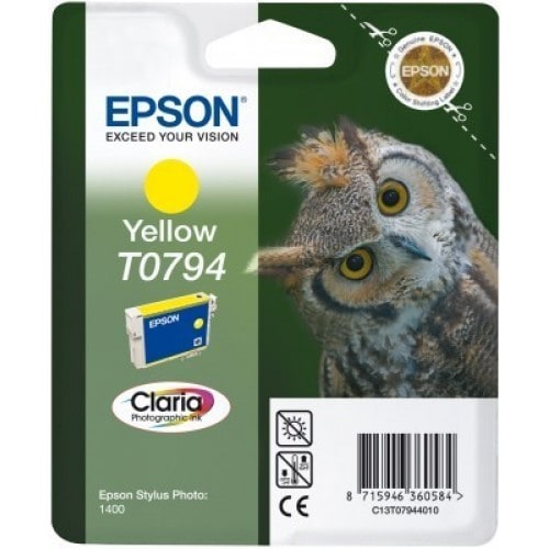 EPSON - Cartouche d'encre T0794 Chouette - Jaune