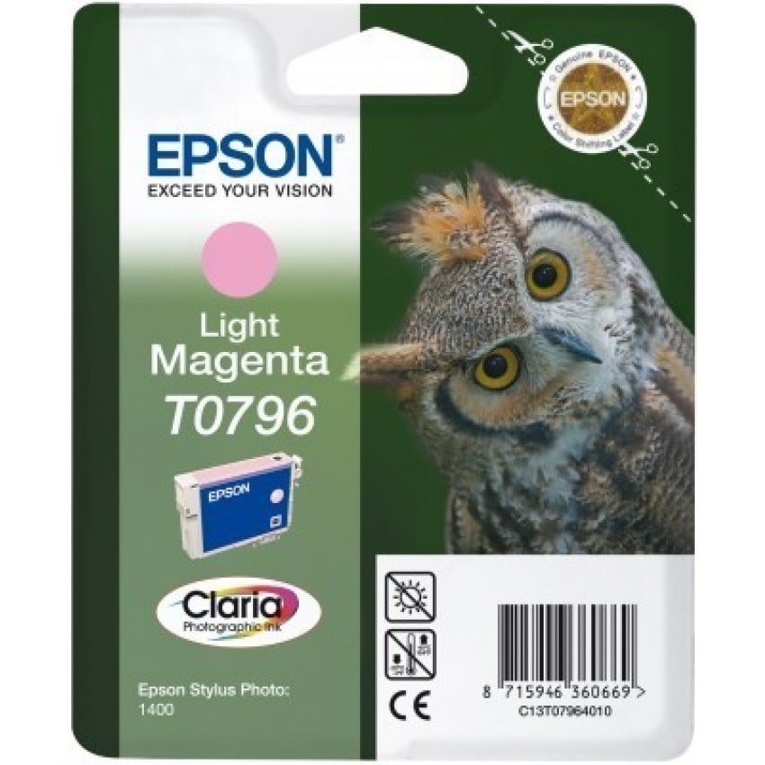 Cartouche d'encre EPSON T0796 Chouette - Magenta clair