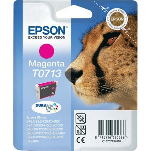 Cartouche d'encre EPSON T0713 Guépard - Magenta