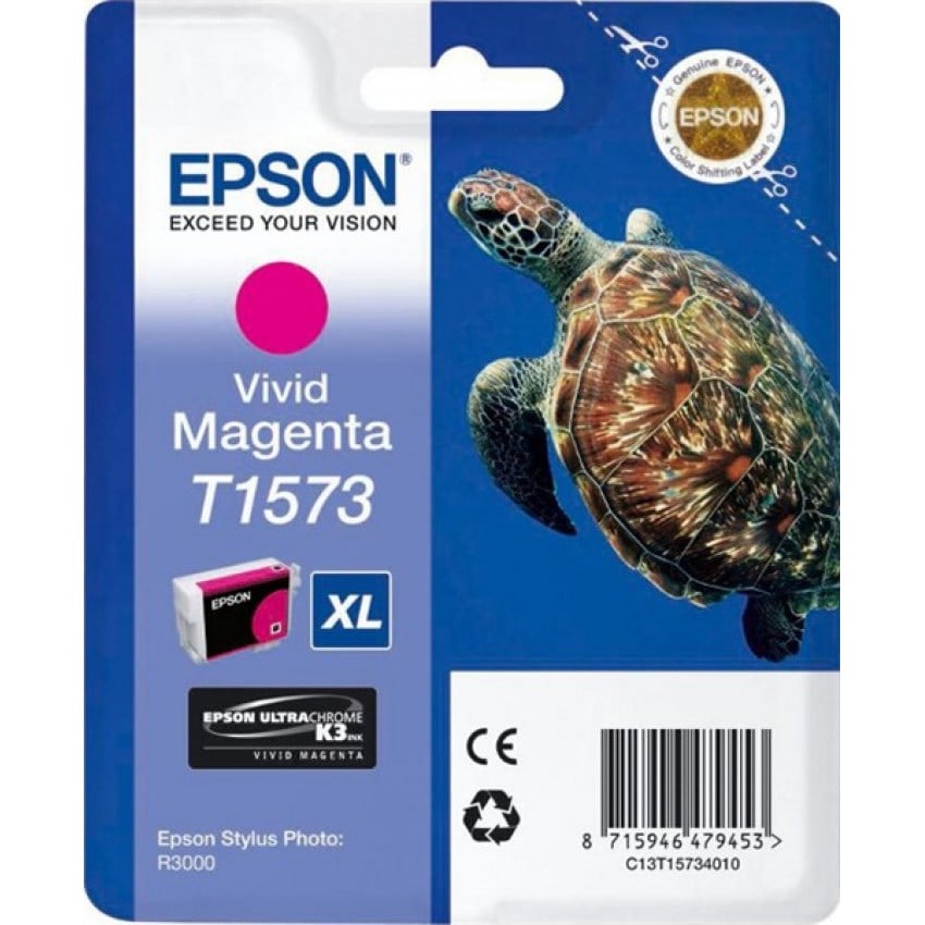 Cartouche d'encre EPSON T1573 Tortue - Magenta