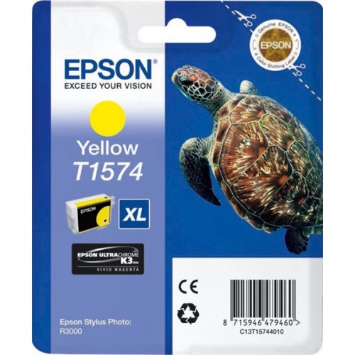 EPSON - Cartouche d'encre T1574 Tortue - Jaune