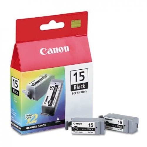 Cartouche d'encre CANON BCI-15 Noir - Pack de 2