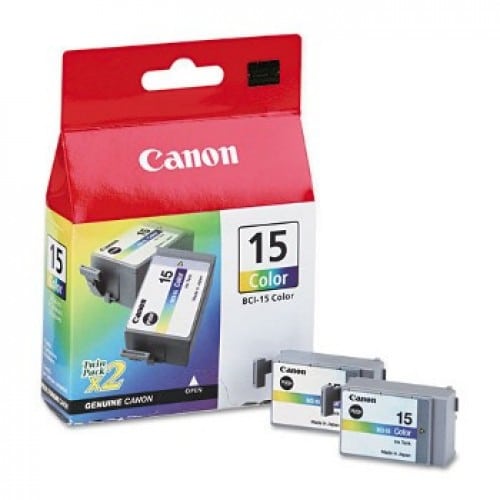 Cartouche d'encre CANON BCI-15 Couleur - Pack de 2