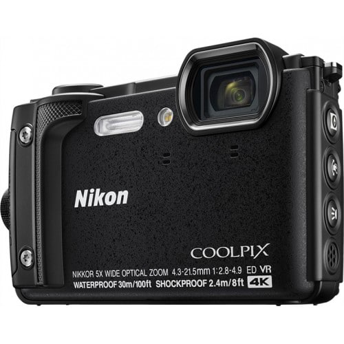 Appareil compact numérique NIKON Coolpix W300 (noir) 16Mpx - zoom 5x (24-120mm) - écran 7,5cm - étanche 30m