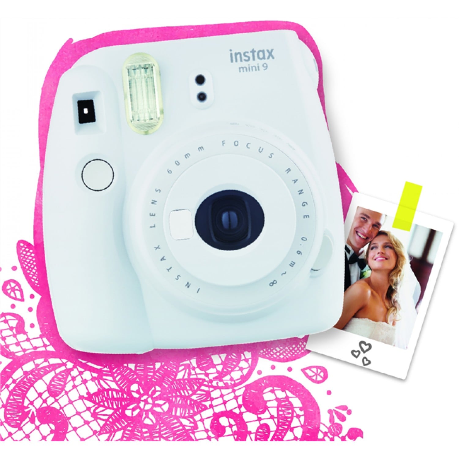 FUJIFILM Appareil Photo Instantané Instax Mini 12 Blanc pack