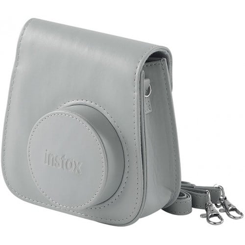 FUJI - Etui appareil photo Instax mini - Blanc cendré - Pour Instax Mini 9 - convient au Mini 8