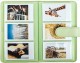 Mini album photo FUJI à pochettes - Simili cuir vert citron - 120 vues / 3 vues par page - Pour Instax Mini