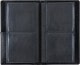 Mini album photo FUJI à pochettes - Simili cuir noir - 40 vues / 2 vues par page - Pour Instax Square