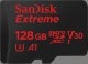 Carte mémoire SD micro SANDISK micro SDXC Extrême M Mobile UHS-I A1 V30 Classe 10 (100Mo/s   667x) 128 GB
