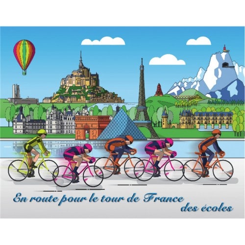 Chemise photo scolaire Collection Tour de France des Sites pour photo 18x24/18x27/20x30 + rabat collé Lot de 100