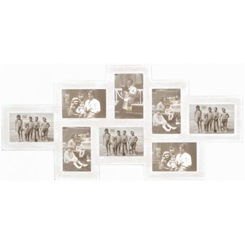 Cadre photo DEKNUDT S67TM P8 - Bois - Pour 8 photos 10x15cm