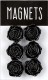 Magnet BRIO roses noires - Blister de 6