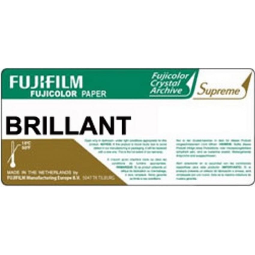 Papier argentique FUJI Crystal Archive Suprême Brillant - marqué au dos - 15,2cm x 170m - Carton de 2 rouleaux