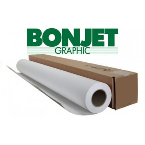 Papier jet d'encre BONJET RC lustré 250g 44" (1118mm x 30m) 