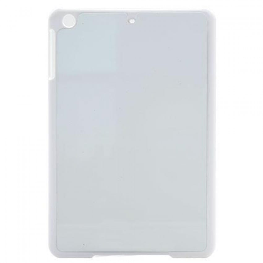 Coque tablette tactile MB TECH 2D iPad Mini souple blanche avec feuille aluminium