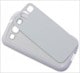 Coque smartphone MB TECH 2D Samsung Galaxy Note 2 souple blanche avec feuille aluminium