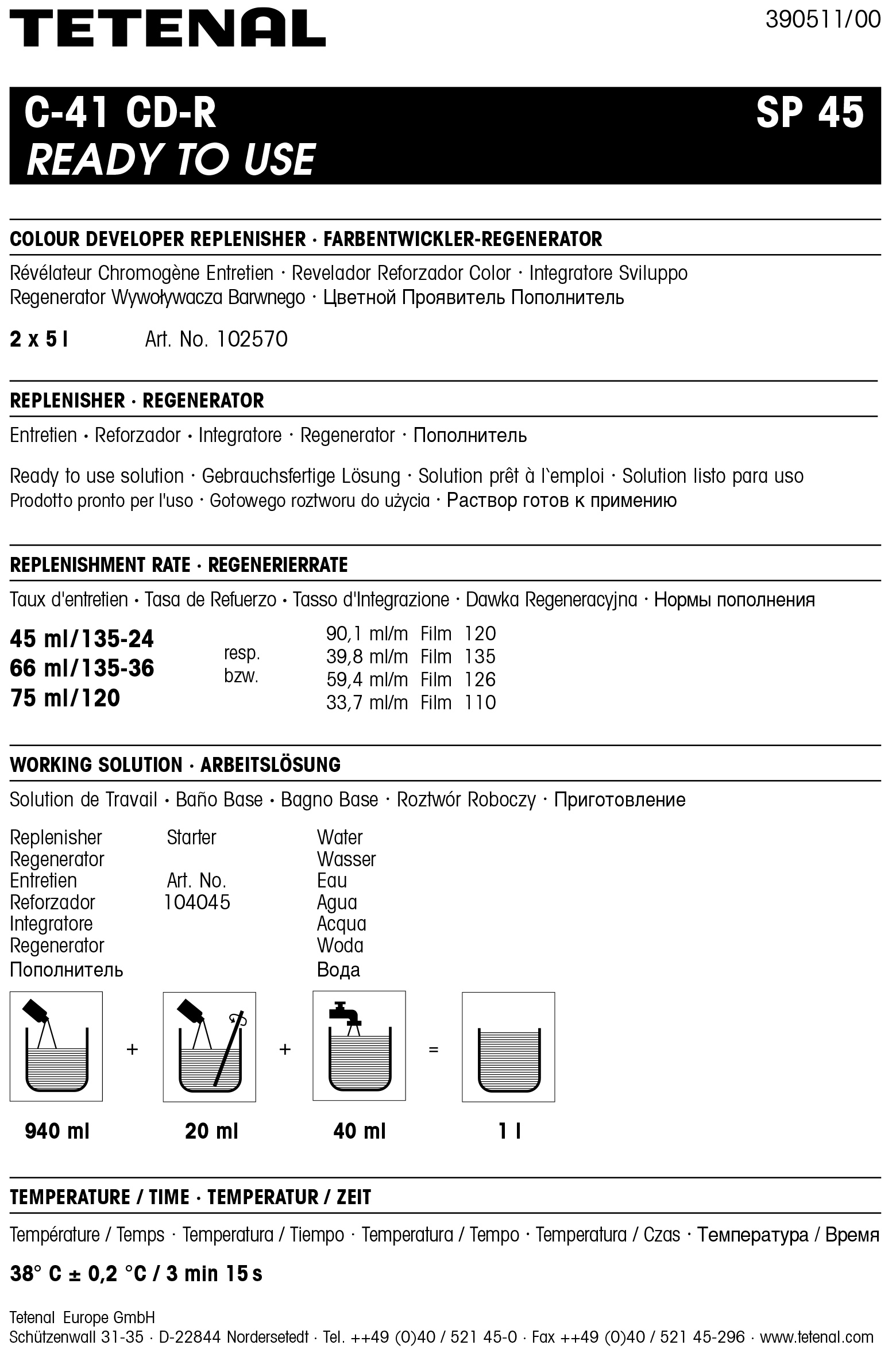 Tetenal 102570