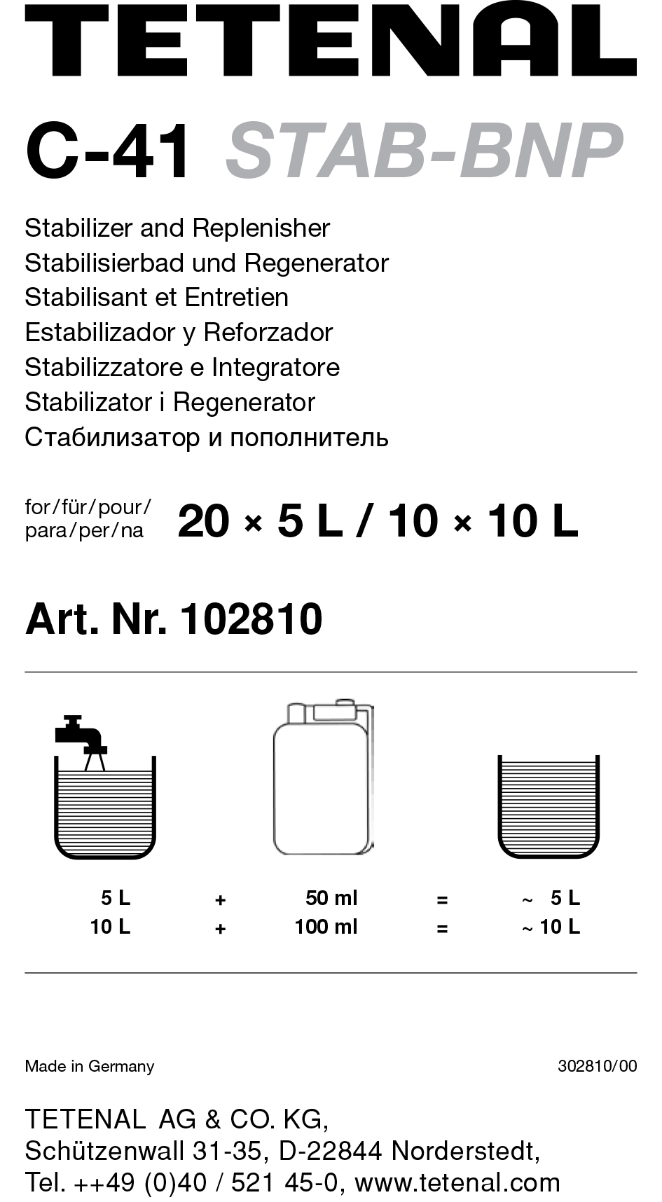 Tetenal 102810