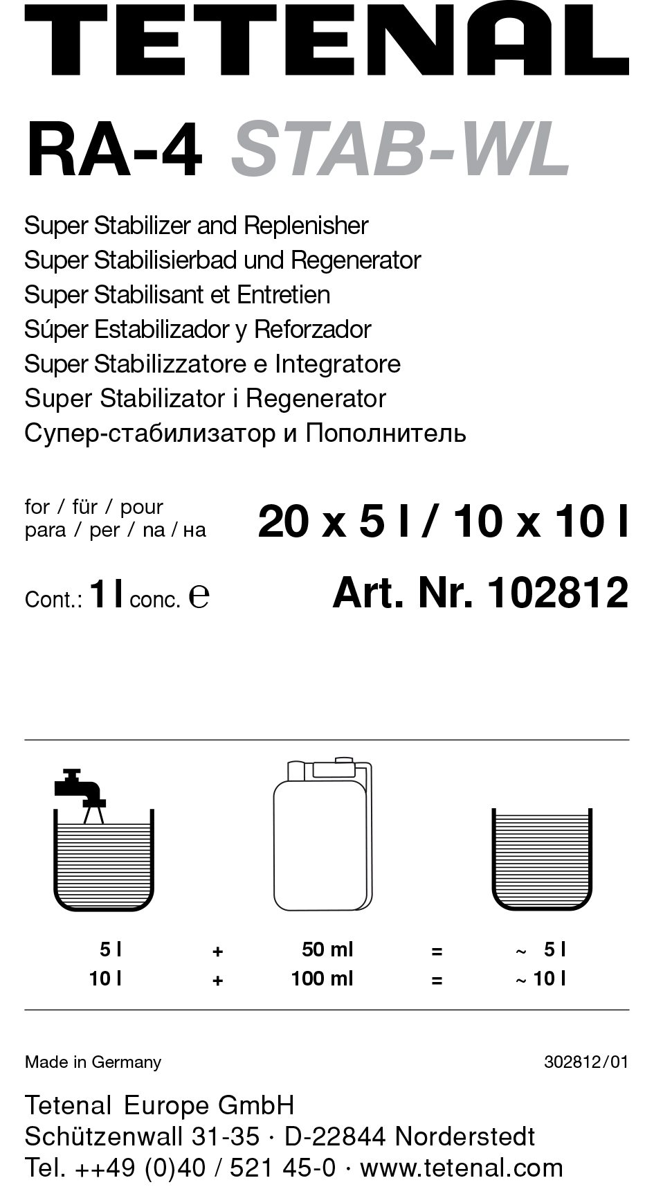 Tetenal 102812