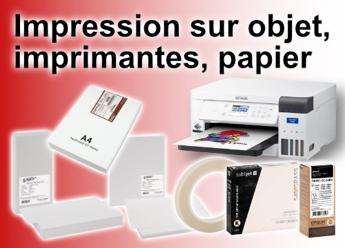 Prix Sublimation : impression sur objet, imprimantes, papier
