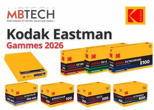 Kodak Eastman : guide des gammes argentiques et leur nouveau visage