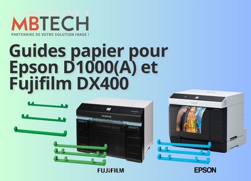 Guides papier pour Epson D1000(A) et Fujifilm DX400